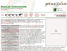 Tablet Screenshot of basslabusa.com